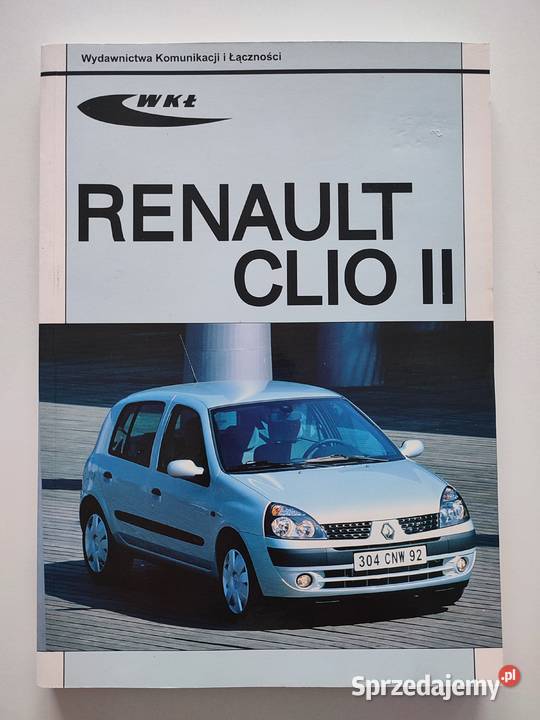Renault Clio II WKŁ książka śląskie sprzedam