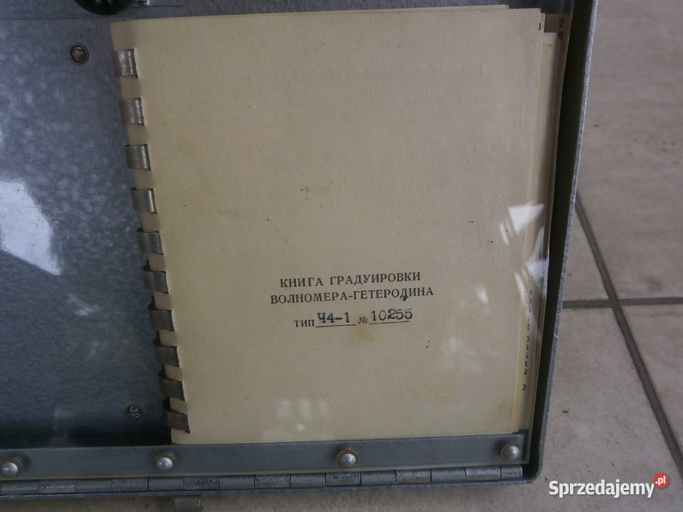 Licznik częstotliwości radziecki 41 sprawny 1962 Łódź