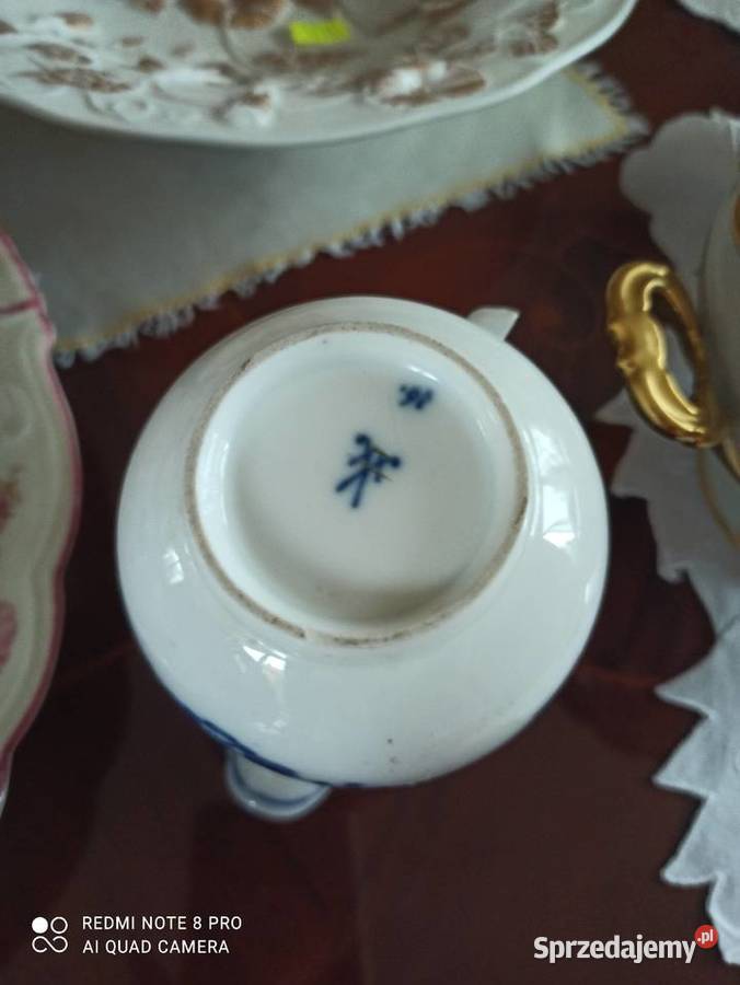 Dzbanek Meissen Miśnia Wzór cebulowy Gdańsk