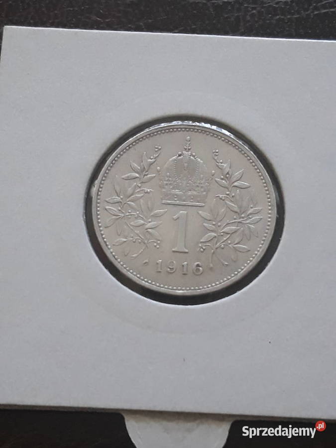 1 Korona Austria 1916 r około mennicza Konin