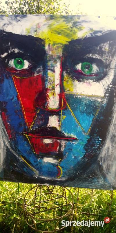 Portret abstrakcja Duży obraz Olsztyn