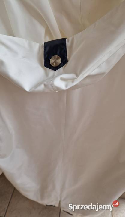 PŁASZCZ z kapturem marki Molton biały XL Lublin sprzedam