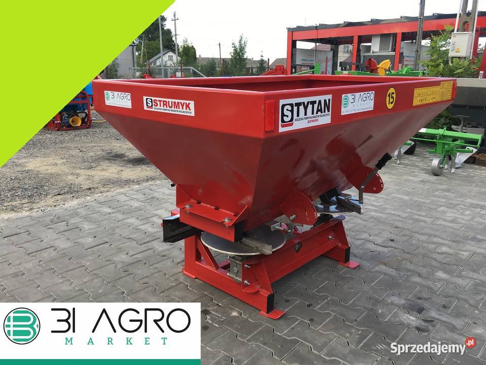 Rozsiewacz nawozu 600L TYTAN STRUMYK Dexwal Nisko