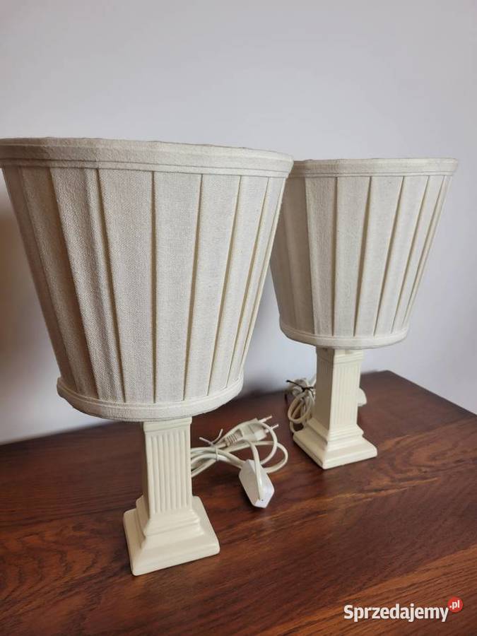 Lamki nocne Riwiera Maison białe Białogard