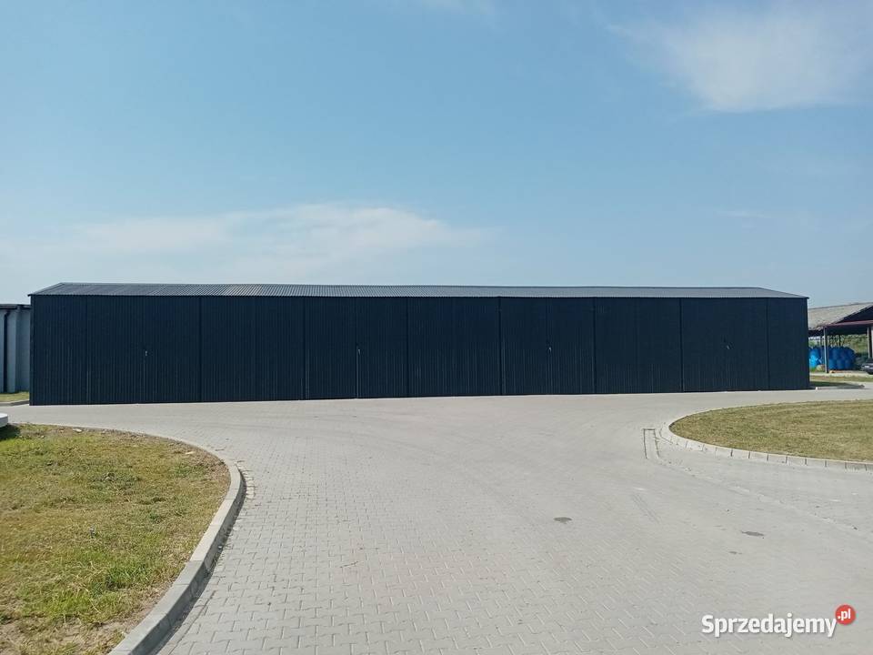 Ciąg garaży na wymiar producent