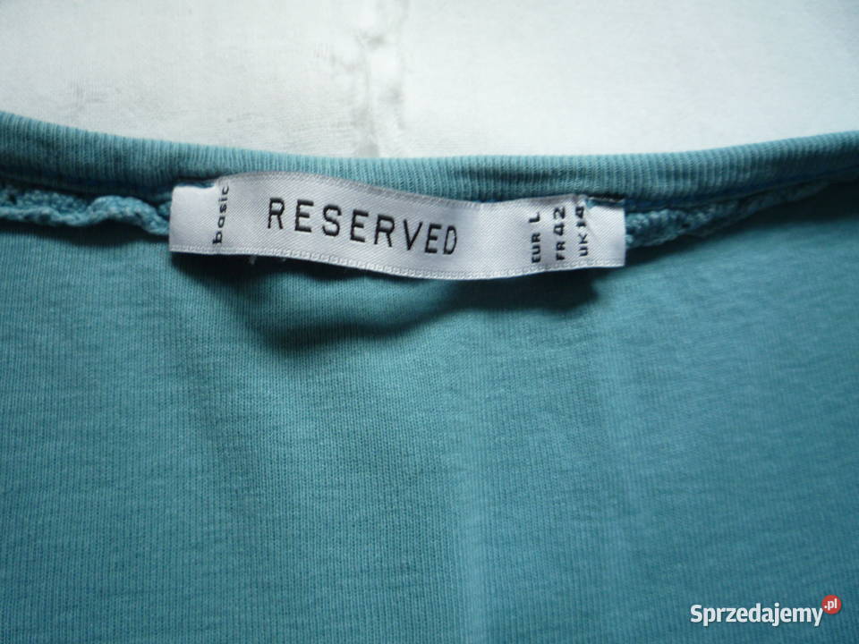Reserved 38M Koszulka niebieskoturkusowa Szczecin