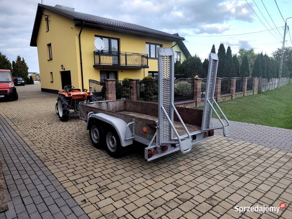 Przyczepa Pod Minikoparkę DMC 2500 Najazdy Wodzisław