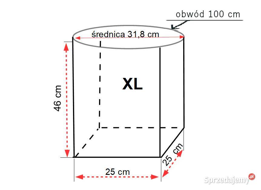 Duża osłonka na doniczkę worek dekoracyjny PAK mazowieckie Warszawa