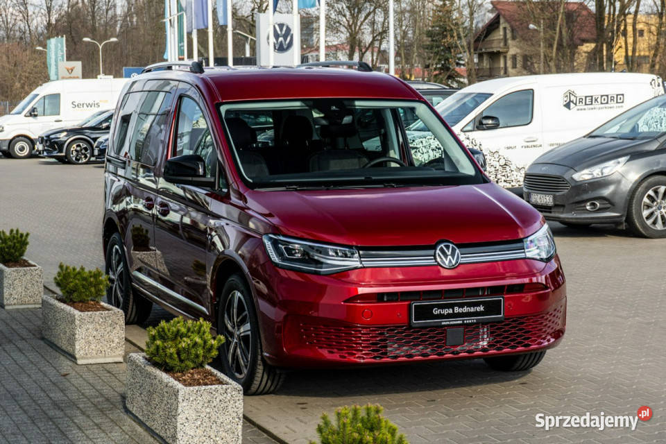 Volkswagen Caddy Style 20 TDI 122 DSG Dostępny kamera cofania Łódź