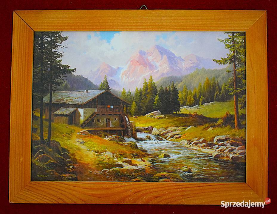 Opuszczony młyn Weber mała reprodukcja w Chełmno