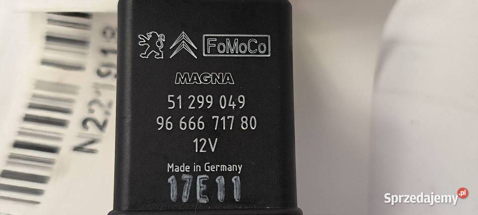 PRZEKAZNIK PEUGEOT 508 9666671780 Motoryzacja kujawsko-pomorskie Lipno sprzedam