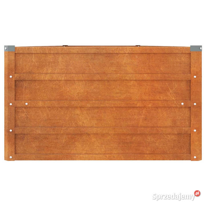 Podwyższona donica rdzawa 400x80x45 stal Donice mazowieckie Warszawa