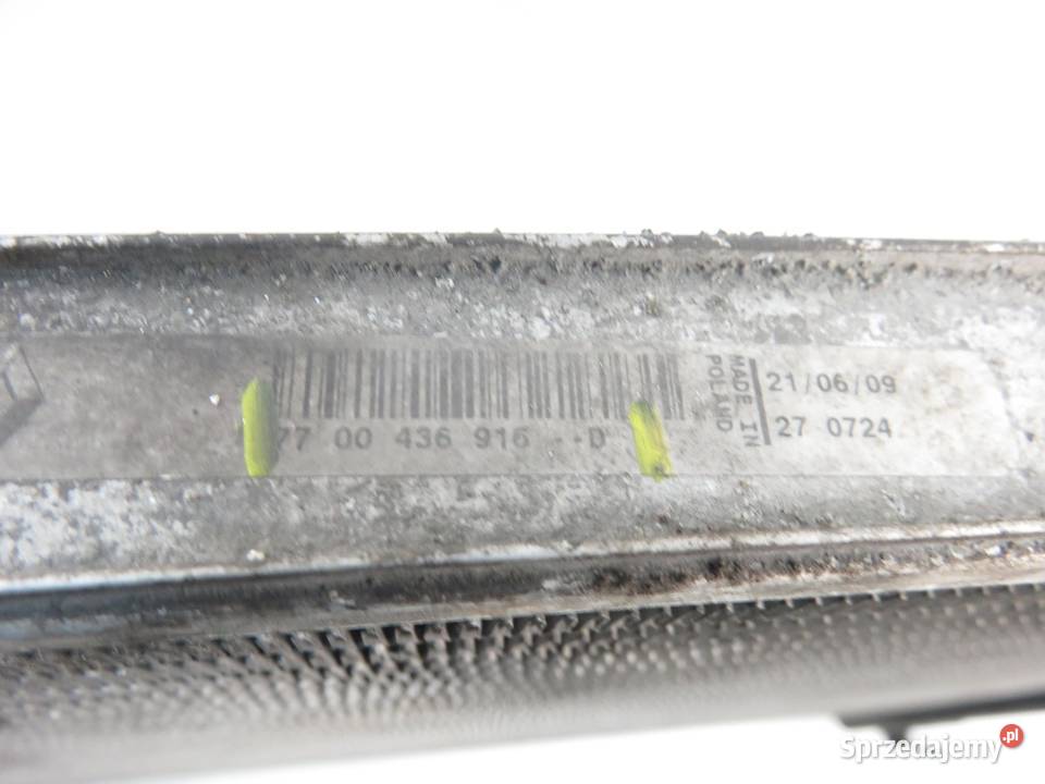 CHŁODNICA WODY RENAULT CLIO II 15 dCi osobowe sprzedam