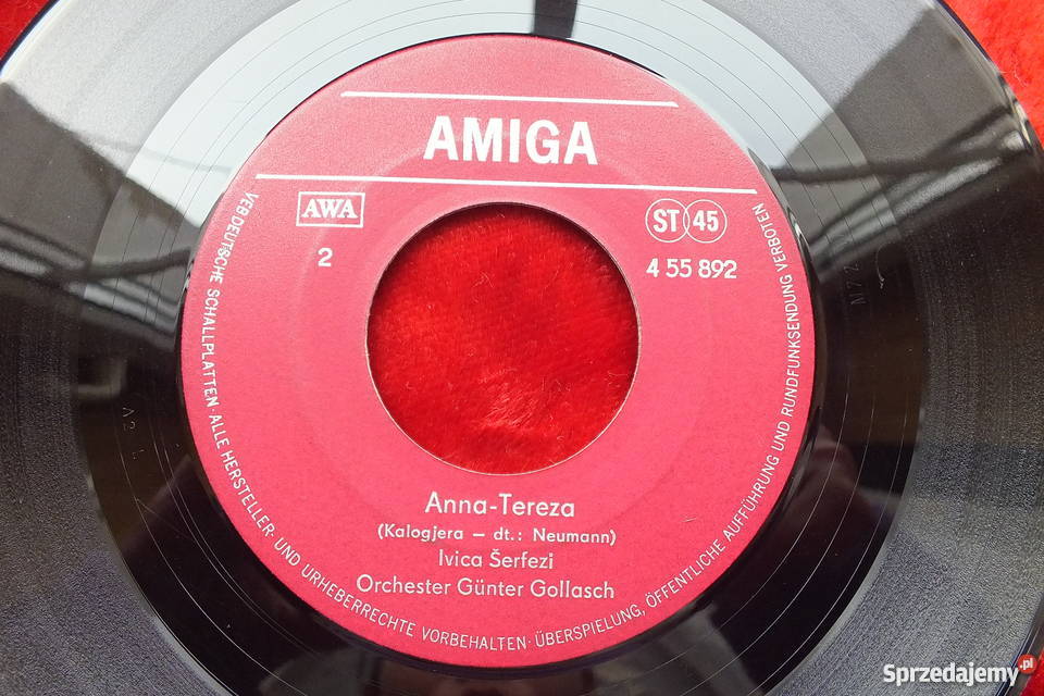 Płyta winylowa gramofonowa szelakowa AnnaTeresa