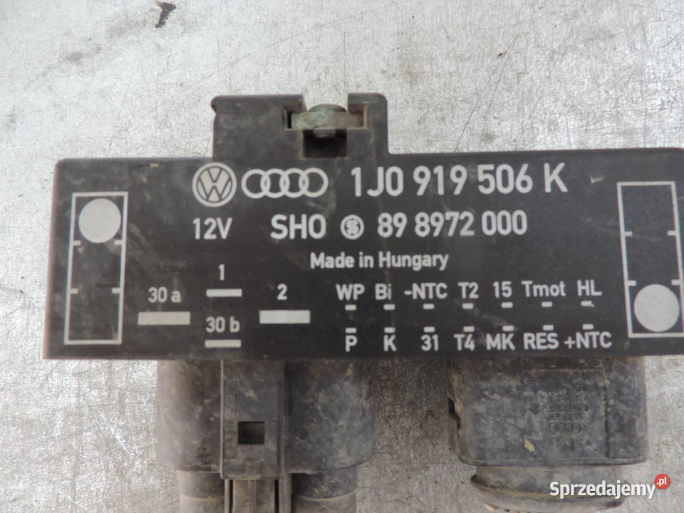 STEROWNIK WENTYLATORA VW SEAT SKODA AUDI wyposażenie elektryczne Układ elektryczny małopolskie