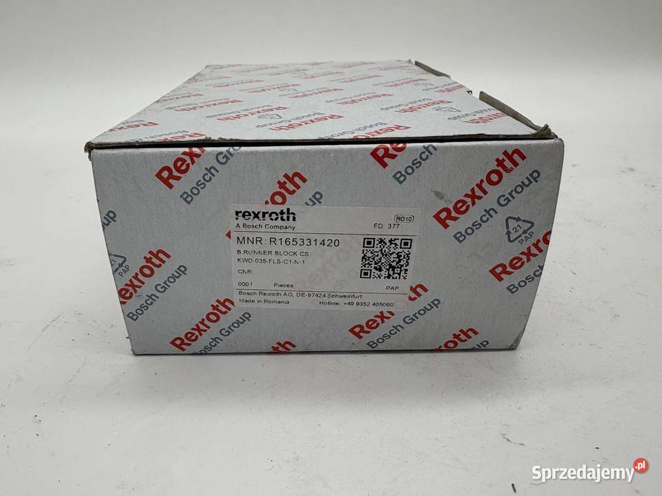 Rexroth R165331420 Wózek liniowy Warszawa