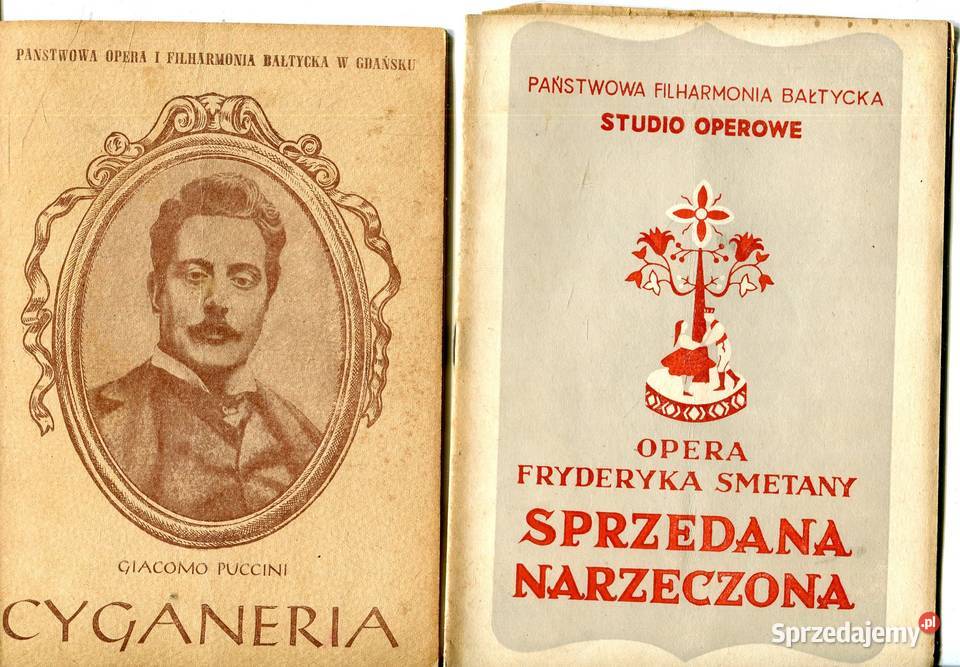 Foldery Tetralne Operowe Baletowe 24 egz Szczecin