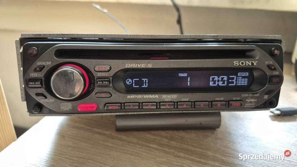 Sony CDXGT200 AUX RADIO SMAOCHODOWE Łódź