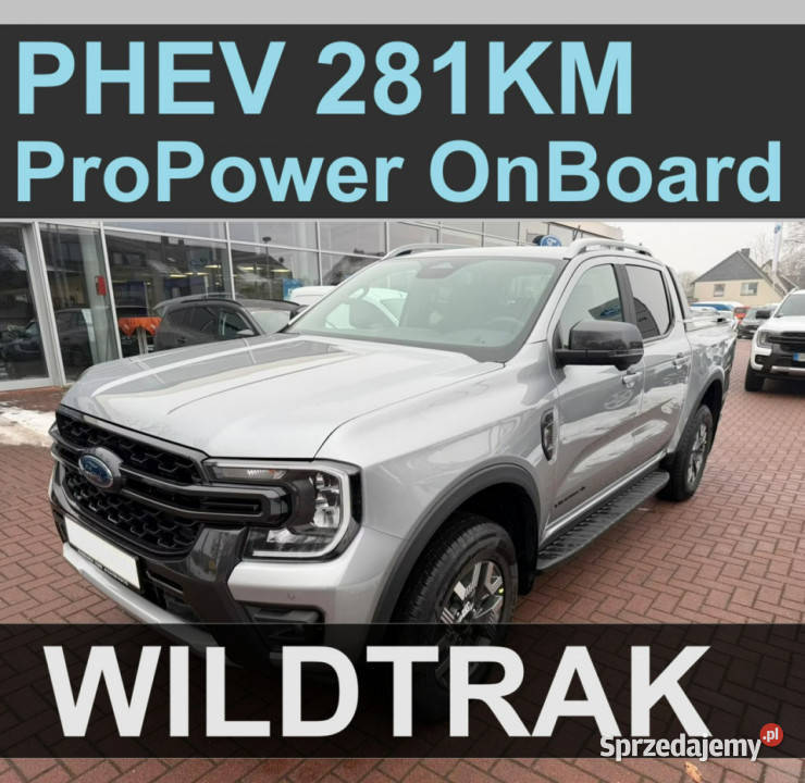 Ford Ranger 281 PHEV Hybryda Wiltrak ProPower nawigacja Motoryzacja Szczecinek