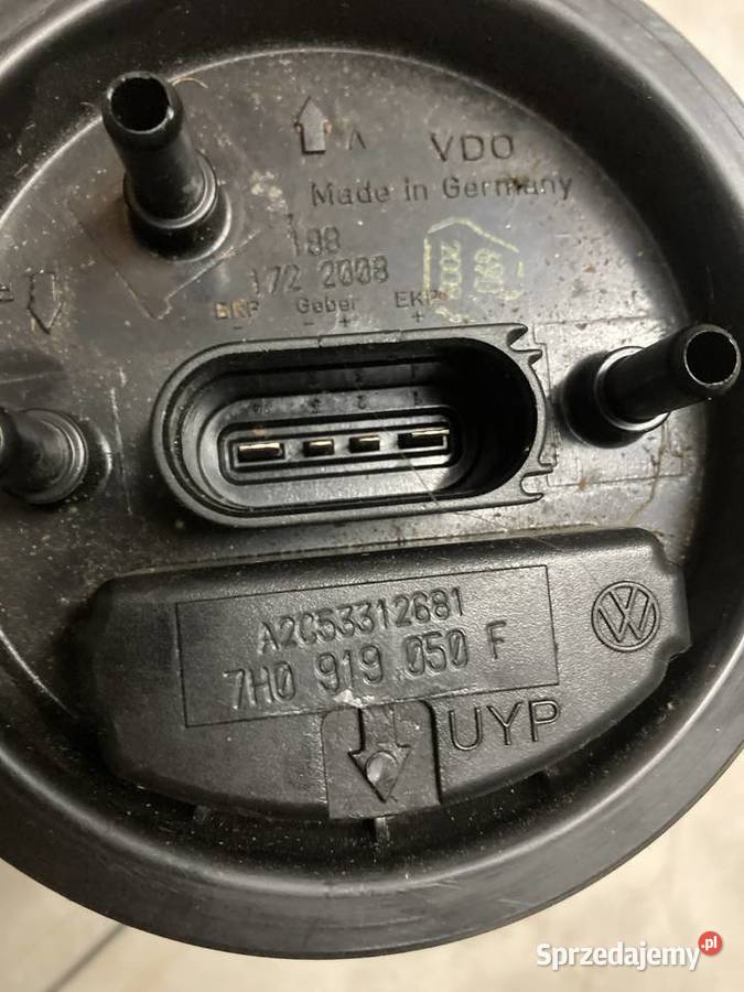 VW T5 19 25 TDI PŁYWAK POMPA PALIWA 7H0919050F osobowe Rakoniewice