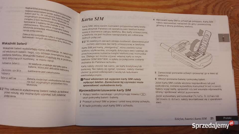 instrukcja Motorola V50 Elektronika