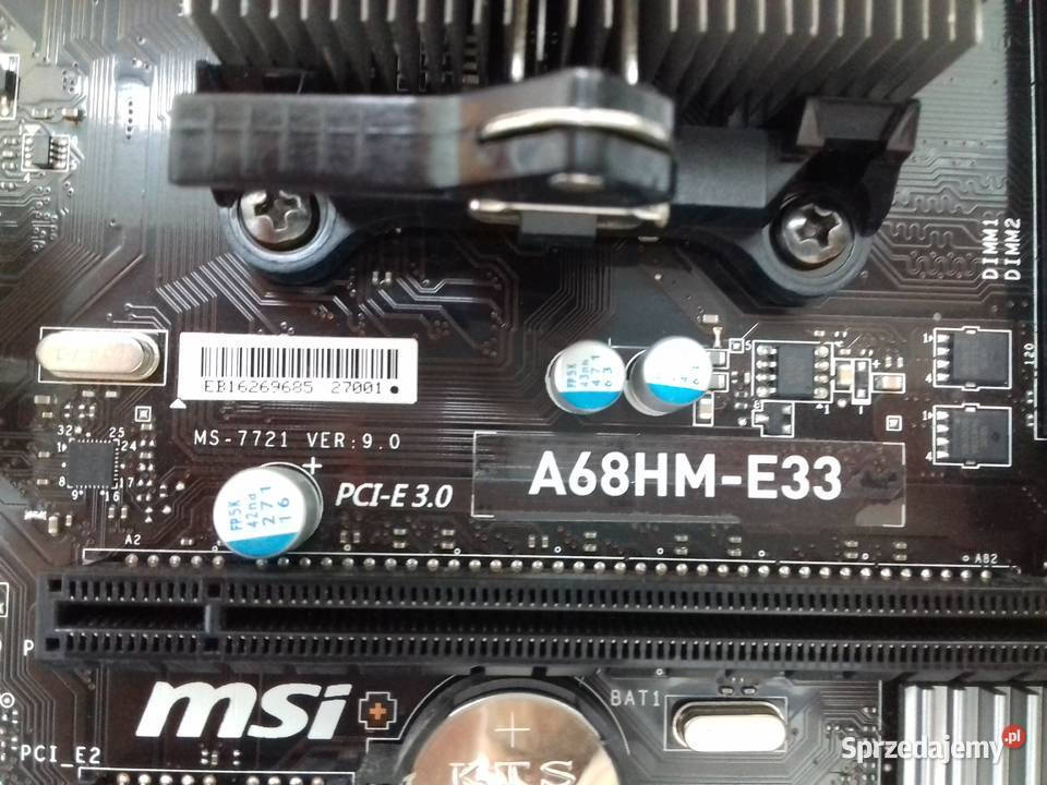 MSI A68HME33 AMD A46300 Sprawne FM2 DDR3 HDMI Płyty główne Bydgoszcz