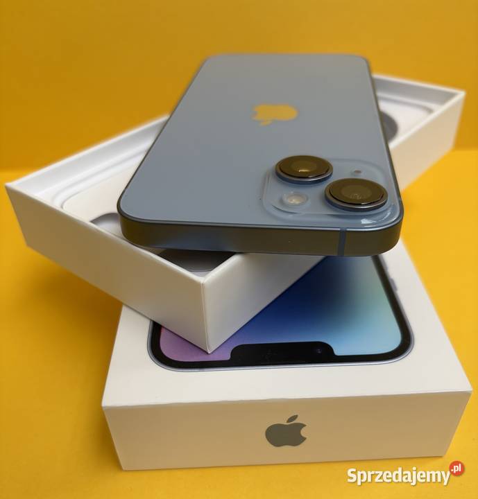 Smartfon APPLE iPhone 14 128GB Niebieski Idealny Gniezno