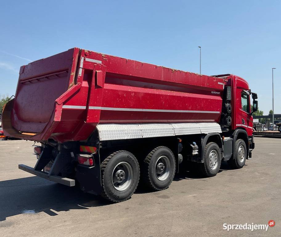4 osiowa Wywrotka 8x4 Scania