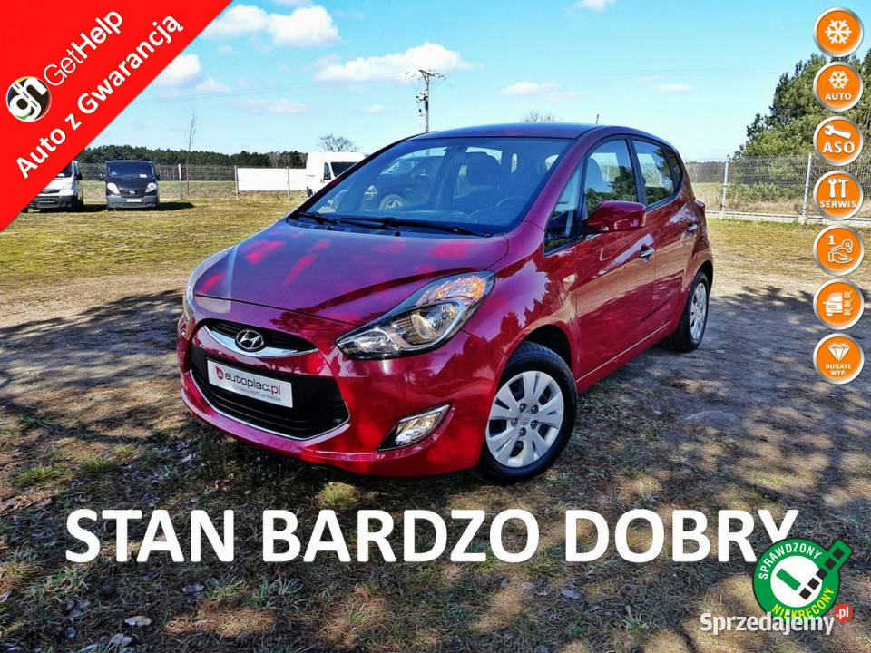 Hyundai ix20 14 BENZYNAClimatronicPełna czerwony ix20 Piła