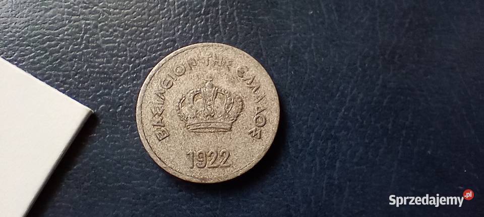 Stare monety 10 lept 1922 Grecja Lesko sprzedam