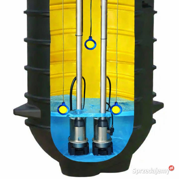 PRZEPOMPOWNIA ŚCIEKÓW DWUPOMPOWA DN1200 H2600 Zielona Góra sprzedam