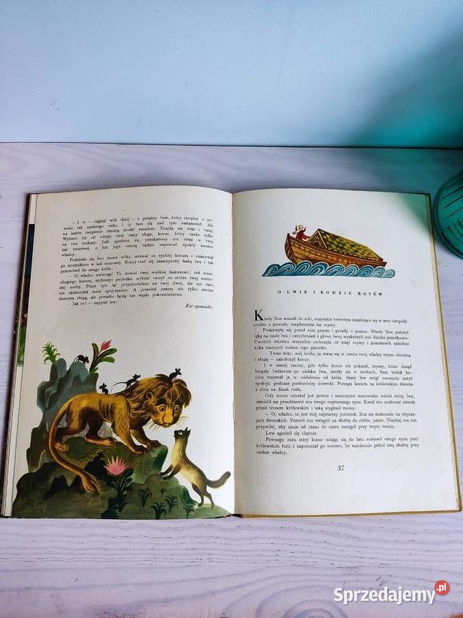 Książka bajka Księga papugi z 1951 roku Pierwsze Głuchołazy