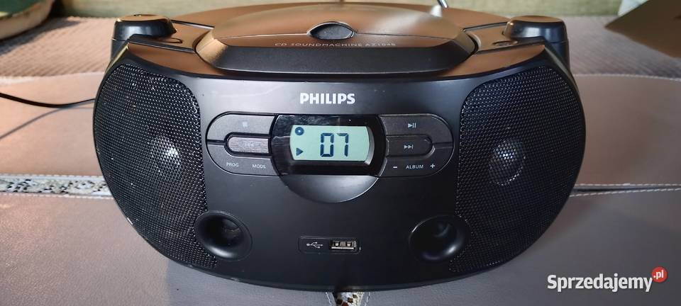 Boombox Philips USBCDRadio Stan Super Dźwięk Bas Wąbrzeźno