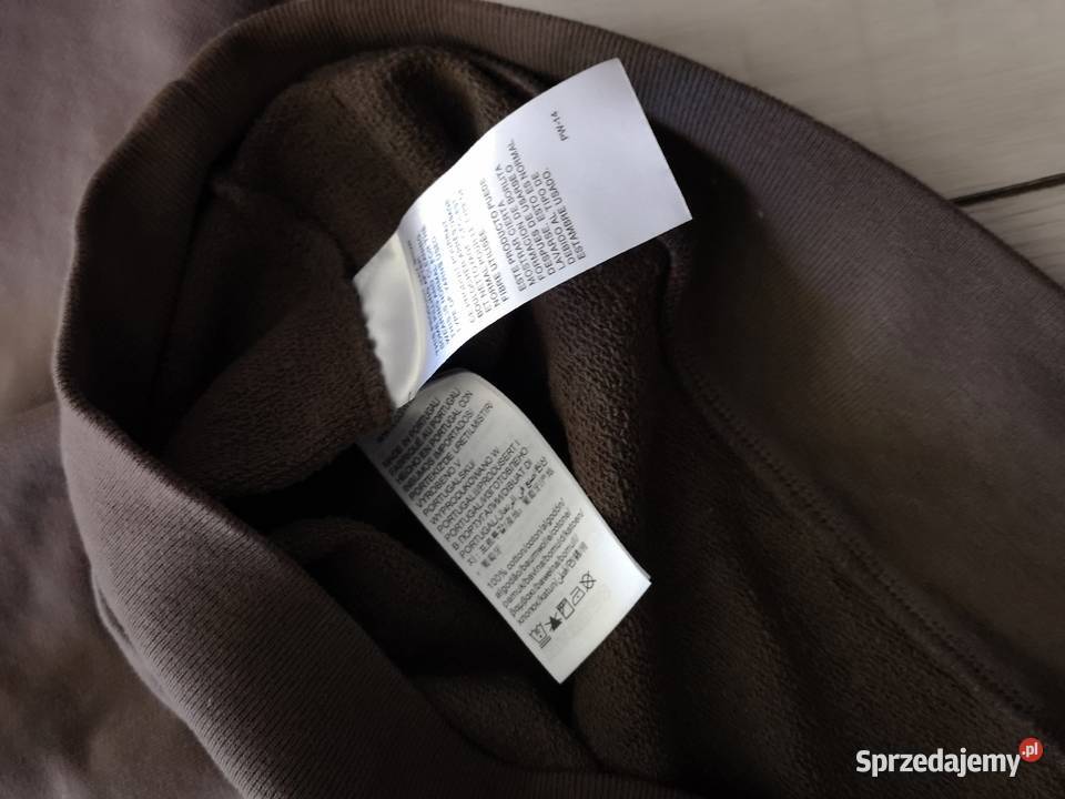 brązowa bluza bawełniana m Inny materiał Warszawa