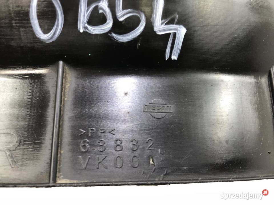 MOCOWANIE LISTWY PRAWE 63832VK00A NAVARA D22 osobowe sprzedam