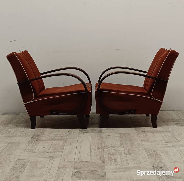 fotele Halabala lata 50te do salonu art deco Radomsko