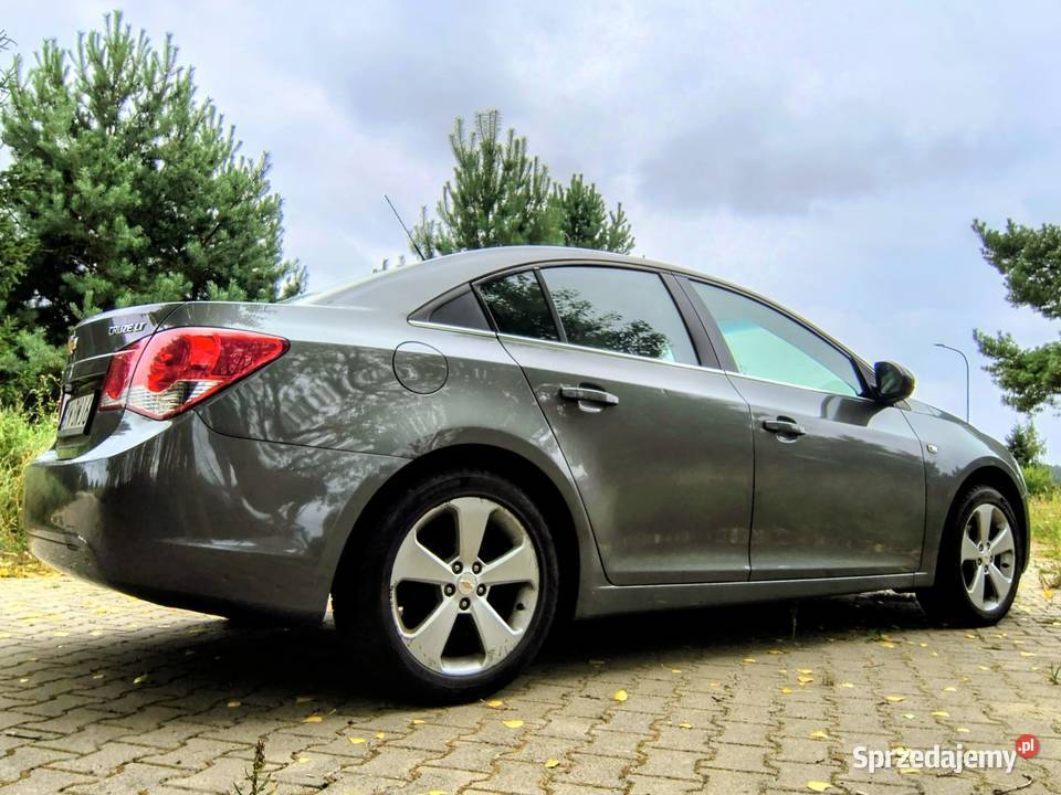 Chevrolet Cruze LT Benzyna LPG Dwa komplety opon Zarejestrowany w Polsce Grudziądz