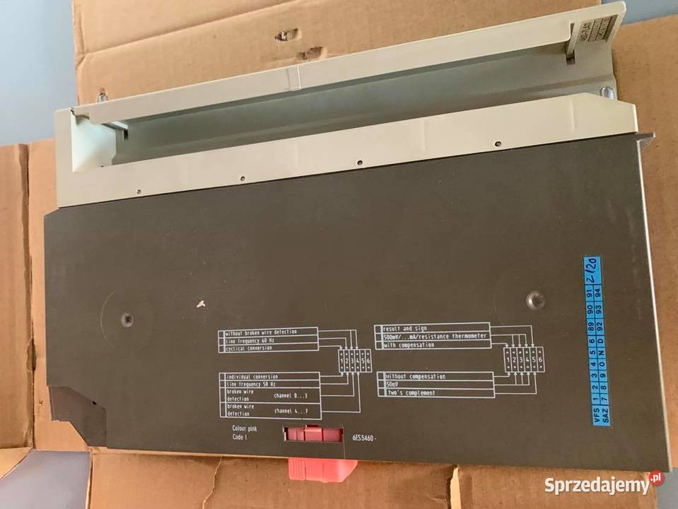 6ES5 4607LA11 ANALOG INPUT SIMATIC S5 SIEMENS Warszawa