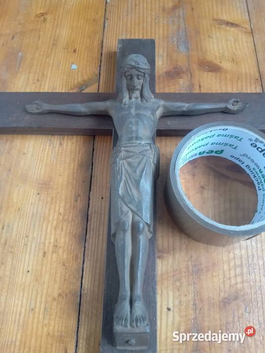 Krucyfiks cynkal Gdów