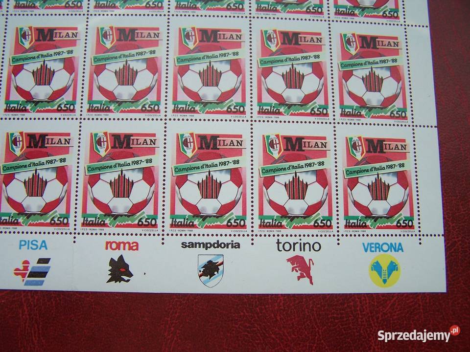 Włochy 1988 MNH Mi 2051 Sport Piłka nożna MILAN Tychy
