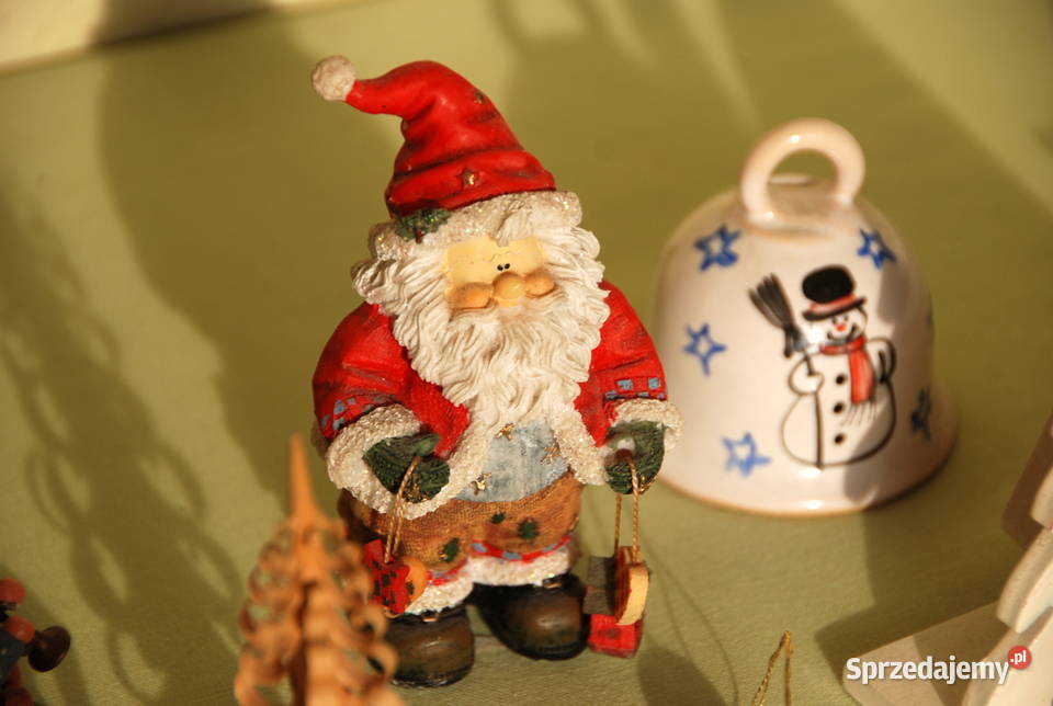 zestaw figurki bożonarodzeniowe ceramiczne Kalinowo