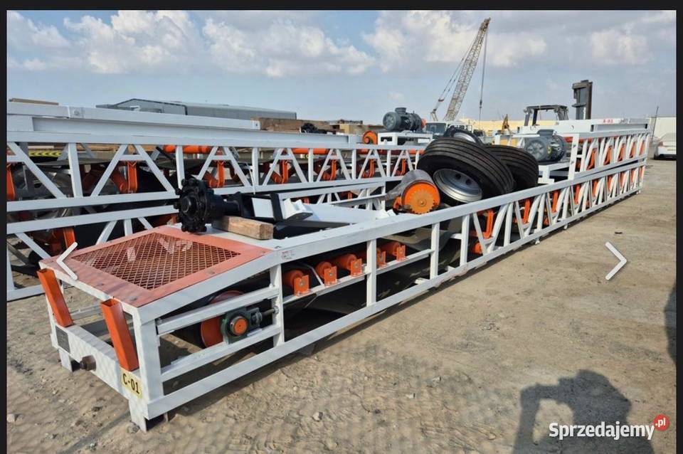 Taśmociąg mobilny przenośnik taśmowy 18m x 800mm kujawsko-pomorskie Kołodziejewo