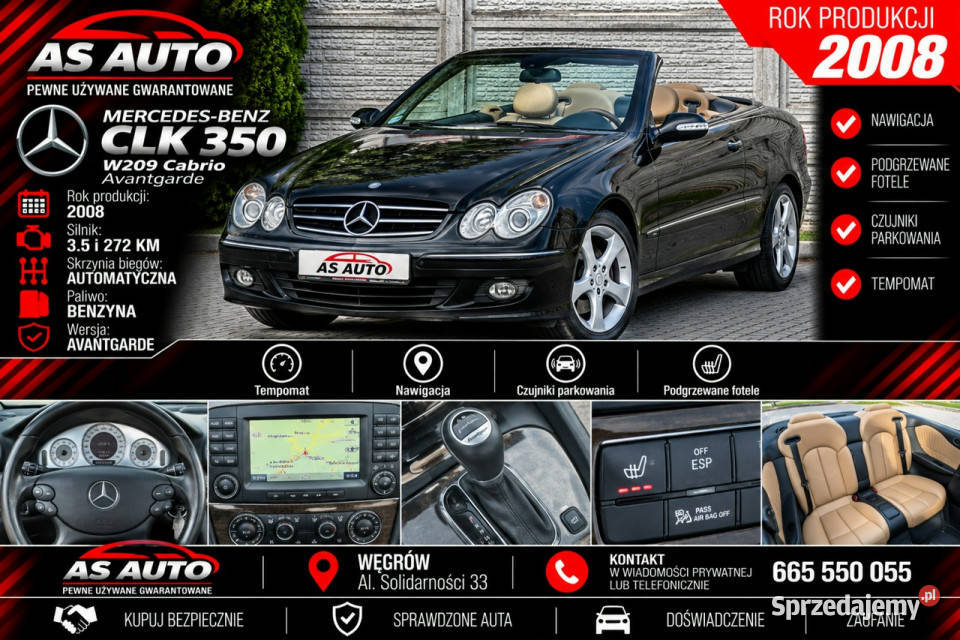 Mercedes CLK 350 35V6 272 272KM Mercedes-Benz