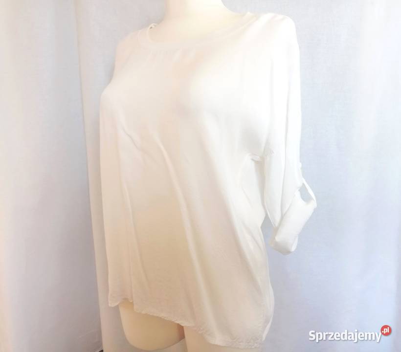 Bluzka biała Bluza elegancka r 40 Rękaw Białystok