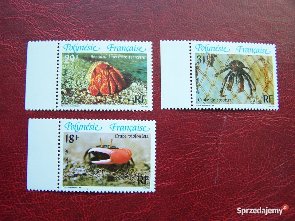 Polinezja Francuska 1986 MNH Mi 44244 Fauna Filatelistyka śląskie Tychy