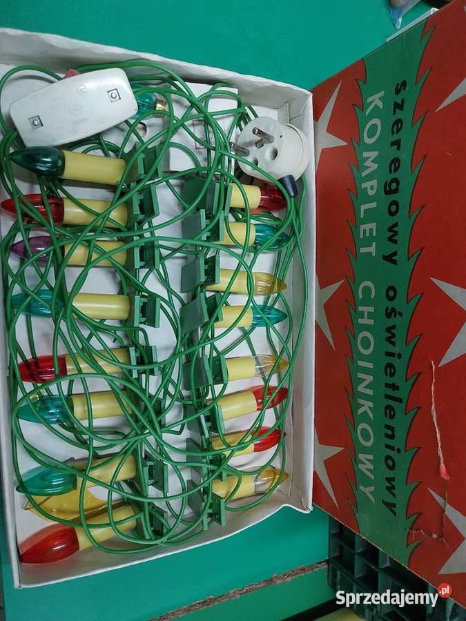 Lampki choinkowe szeregowy oświetleniowy komplet śląskie Czechowice-Dziedzice