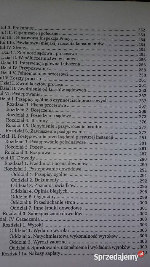 Kodeks cywilny Kodeks postępowania cywilnego sprzedam