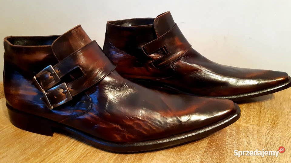 Pikolaki skórzane buffalo duble Monk ITALY skóra Rzeszów