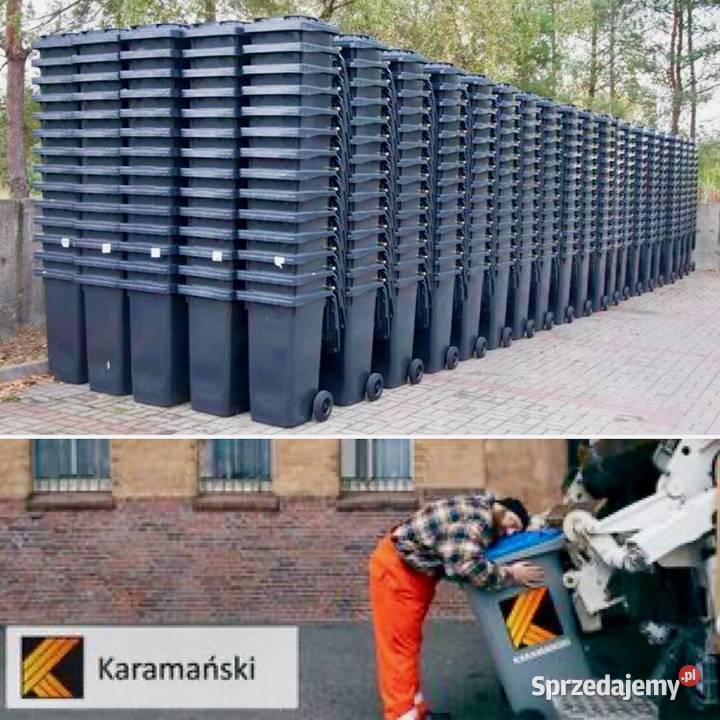 używane pojemniki na odpady 120 L 140 L 240 L mazowieckie Radom sprzedam