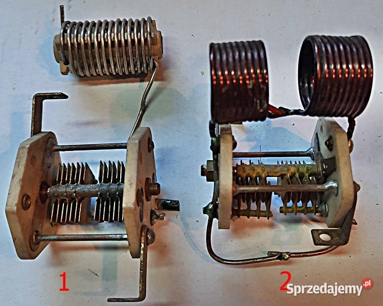 Dawna elektronika Kondensator zmienny z opornicą wielkopolskie Ostrów Wielkopolski sprzedam